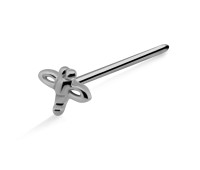 Bee Shaped S316L Straight Nose Stud SSNSKA-1015